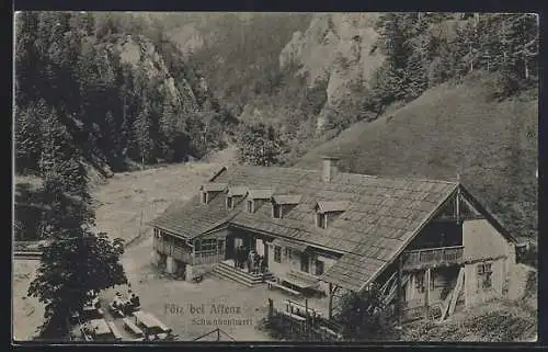 AK Aflenz, Gasthaus Schwabenbartl in der Fölz