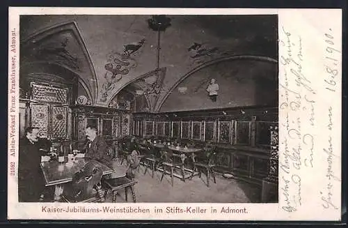 AK Admont, Kaiser-Jubiläums-Weinstübchen im Restaurant Stiftskeller