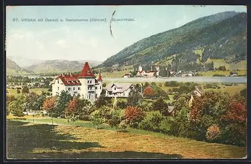 AK St. Urban, Strand-Hotel und Ossiach am Ossiachersee