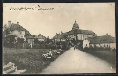 AK Oberhollabrunn, Blick zum Lehrerseminar