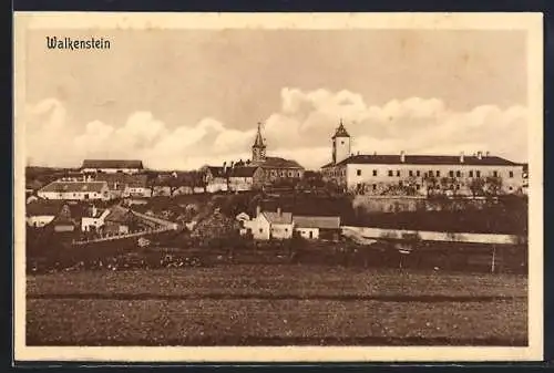 AK Sigmundsherberg, Walkenstein mit Schloss