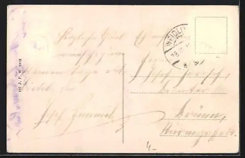 AK Weidling, Dehmgasse mit Villen