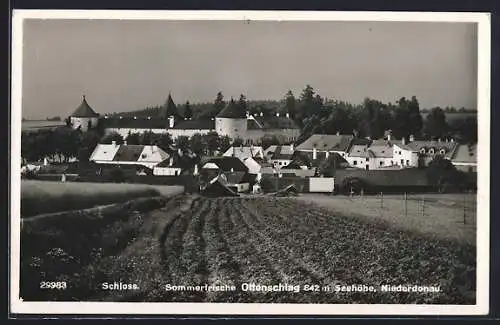 AK Ottenschlag, Panorama mit Schloss