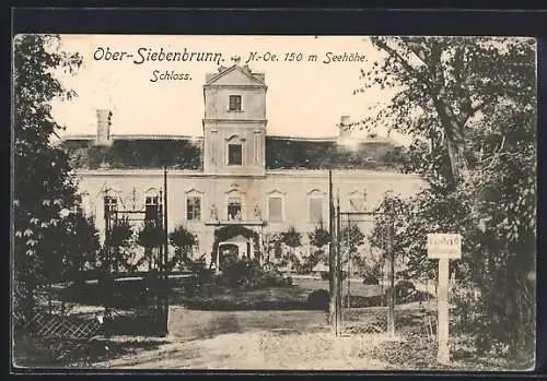 AK Ober-Siebenbrunn, Schloss