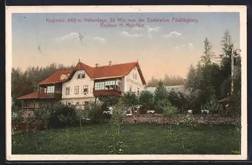 AK Gramastetten, Gasthaus Koglerau von H. Majofsky