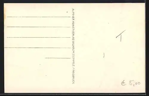 AK Fügen im Zillertal, Teilansicht mit Blick ins Tal