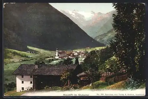 AK Neustift im Stubaital, Blick ins Tal