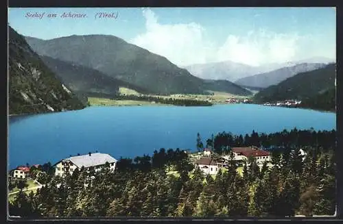 AK Achenkirch am Achensee, Seehof mit Bergen