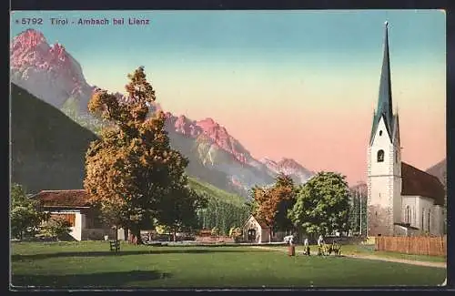 AK Amlach b. Lienz, Ortsteilansicht