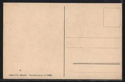 AK Landeck, Teilansicht mit Silberspitze