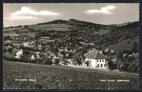 AK Stuben /Bgld., Teilansicht mit Bäumen