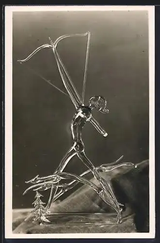 AK Sonneberg /Thür., Deutsches Spielzeug-Museum, Vollglasplastik Diana