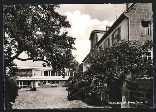 AK Castell /Ufr., Pfadfinderinnen-Dienst, Hofansicht