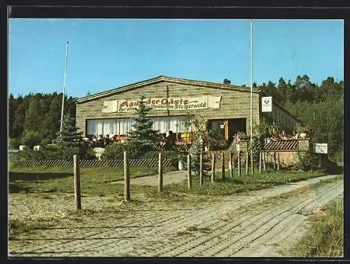 AK Geiselwind, Campingplatz zur alten Schleifmühle W. Gampel, Gaststätte