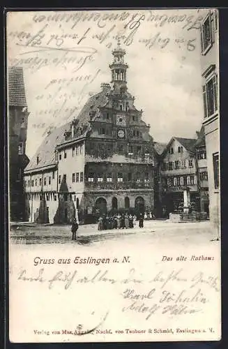 AK Esslingen a. N., Am alten Rathaus