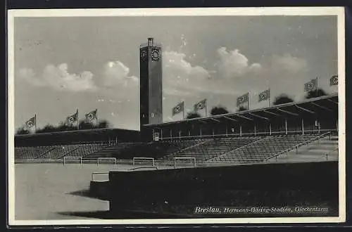 AK Breslau, Hermann-Göhring-Stadion, Glockenturm