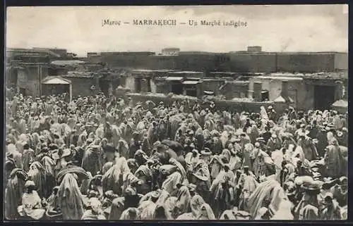 AK Marrakech, Un Marché indigène