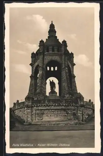 AK Porta Westfalica, Kaiser Wilhelm-Denkmal