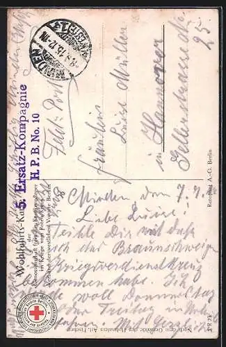 AK Portrait Kaiser Wilhelm II. & Paul von Hindenburg