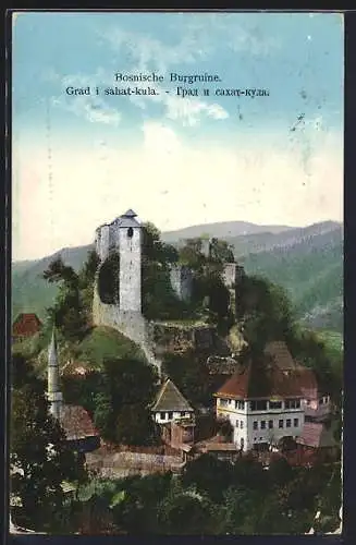 AK Bosnien, Bosnische Burgruine