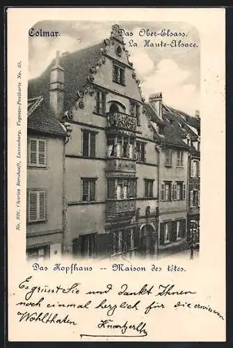 AK Colmar, la maison des têtes