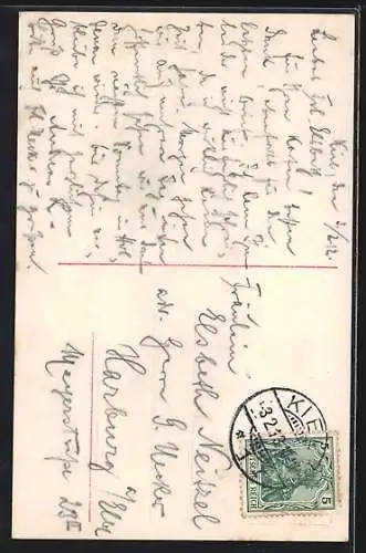 AK Das Kronprinzenpaar mit dem ältesten Sohn auf der Jagd