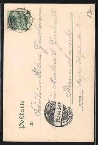 AK Minden i. W., Porta Westfalica, Kaiser Wilhelm-Denkmal