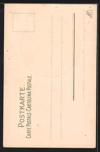 AK Portrait von Johannes Brahms