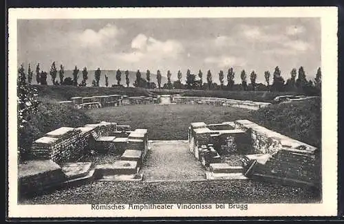 AK Brugg, Römisches Amphitheater Vindonissa