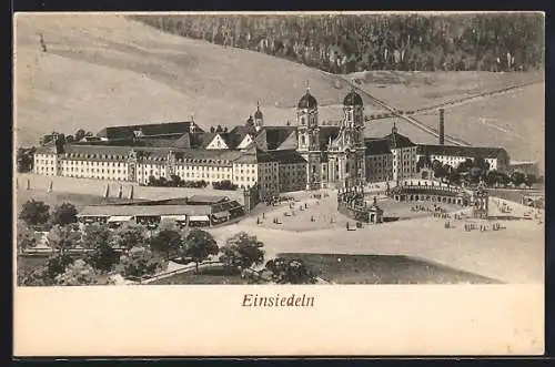 AK Einsiedeln, Gesamtansicht vom Kloster