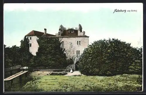 AK Habsburg, Das Schloss von Osten