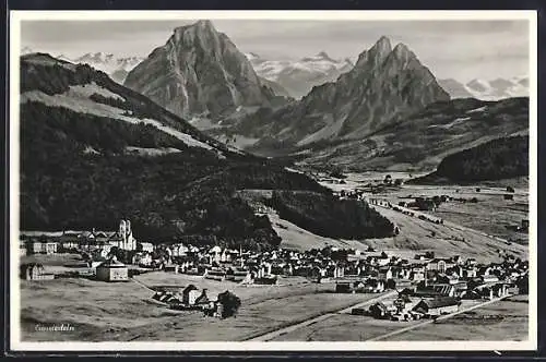 AK Einsiedeln, Gesamtansicht und das Kloster