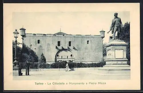 AK Torino, La Cittadella e Monumento a Pietro Micca