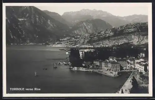 AK Torbole, Panorama verso Riva