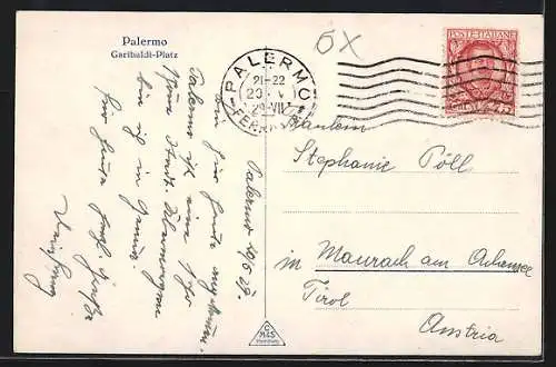 AK Palermo, Piazza Garibaldi