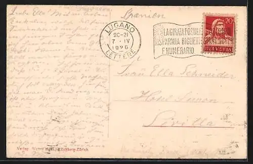 AK Tremosine sul Garda, Ortspanorama mit Kirche am Hochufer