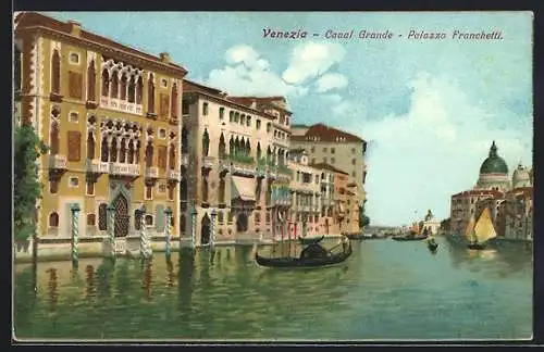 AK Venezia, Canal Grande e Palazzo Franchetti