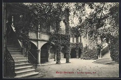 AK Meran-Obermais, Schloss Rubein, Hof