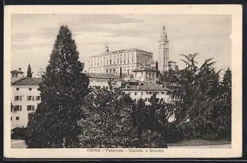 AK Udine, Panorama, Castello e Giardini