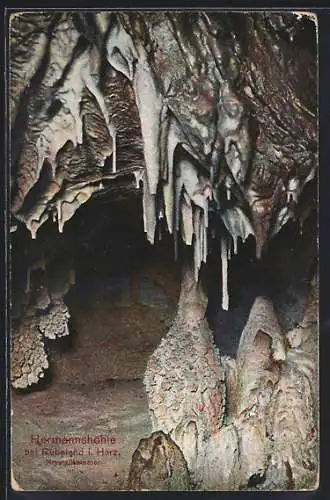 AK Rübeland /Harz, Hermannshöhle, Kristallkammer