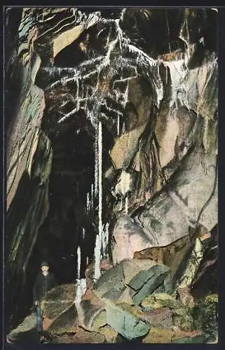 AK Hermannshöhle, 8000 jährige Säule