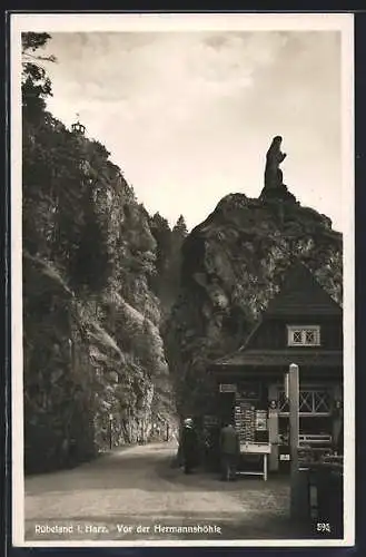 AK Rübeland i. Harz, Vor der Hermannshöhle