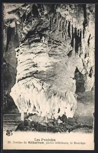 AK Grottes de Bétharram, partie inférieure, le Bourdon