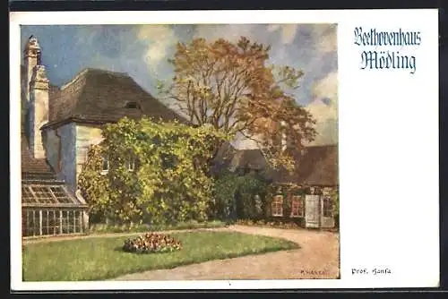 AK Deutscher Schulverein Nr. 1816: Mödling, Motiv vom Beethovenhaus