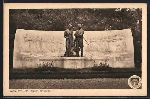 AK Deutscher Schulverein NR 202: Wien, Strauss-Lanner-Denkmal