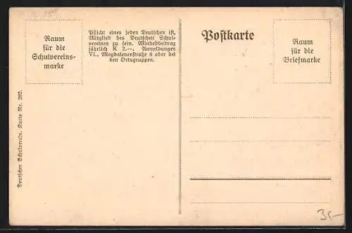 AK Deutscher Schulverein NR 202: Wien, Strauss-Lanner-Denkmal