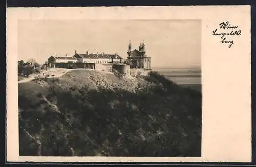 AK Deutscher Schulverein Nr. 294: Wien, Leopoldsberg, Blick zur Burg