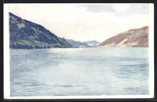 AK Deutscher Schulverein Nr.1614: Ossiacher See in Kärnten