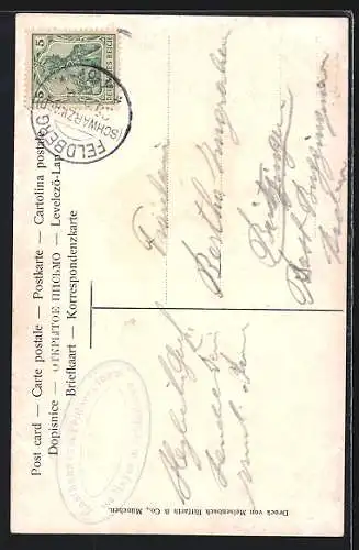 Künstler-AK Ludwig Zorn: Feldberg / Schwarzwald, Gasthaus zum Feldbergturm, Feldberger Hof und Gasthaus zur Jägermatte