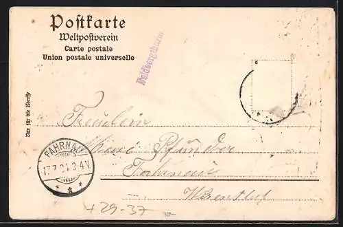 Passepartout-Lithographie Feldberg i. Schwarzwald, Panorama & Wappen